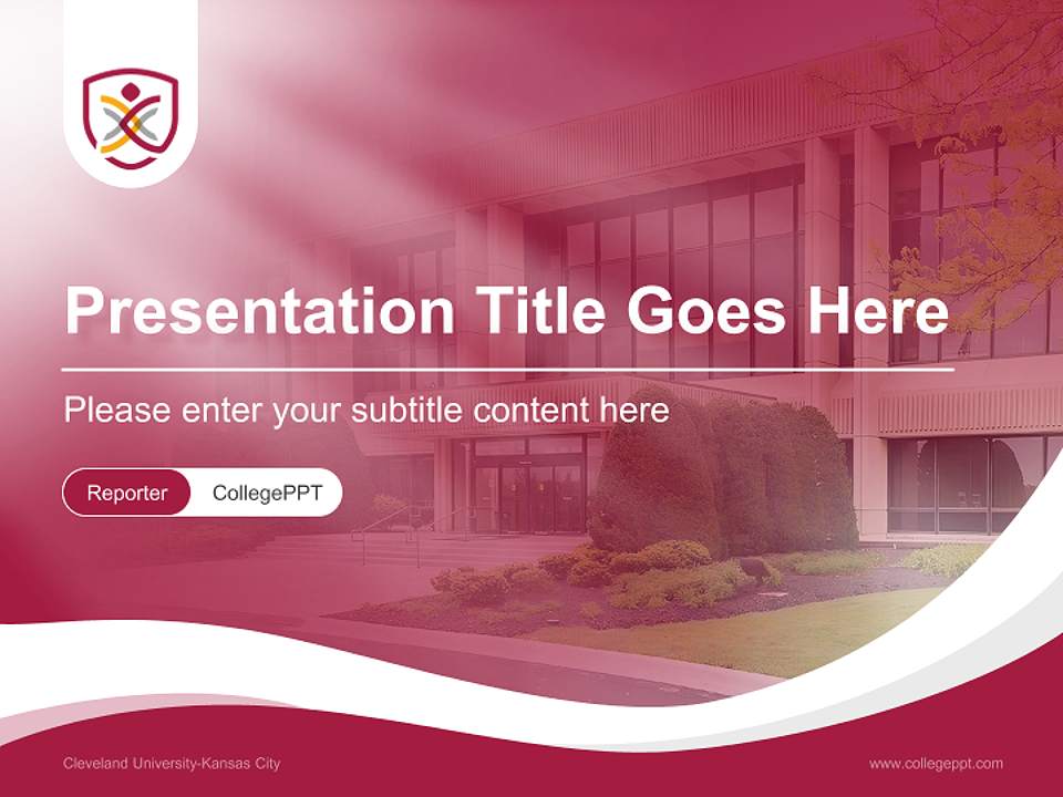 Cleveland University-Kansas City Lecture Sharing and Networking Event PPT Template4:3 ratio PPT effect preview image4