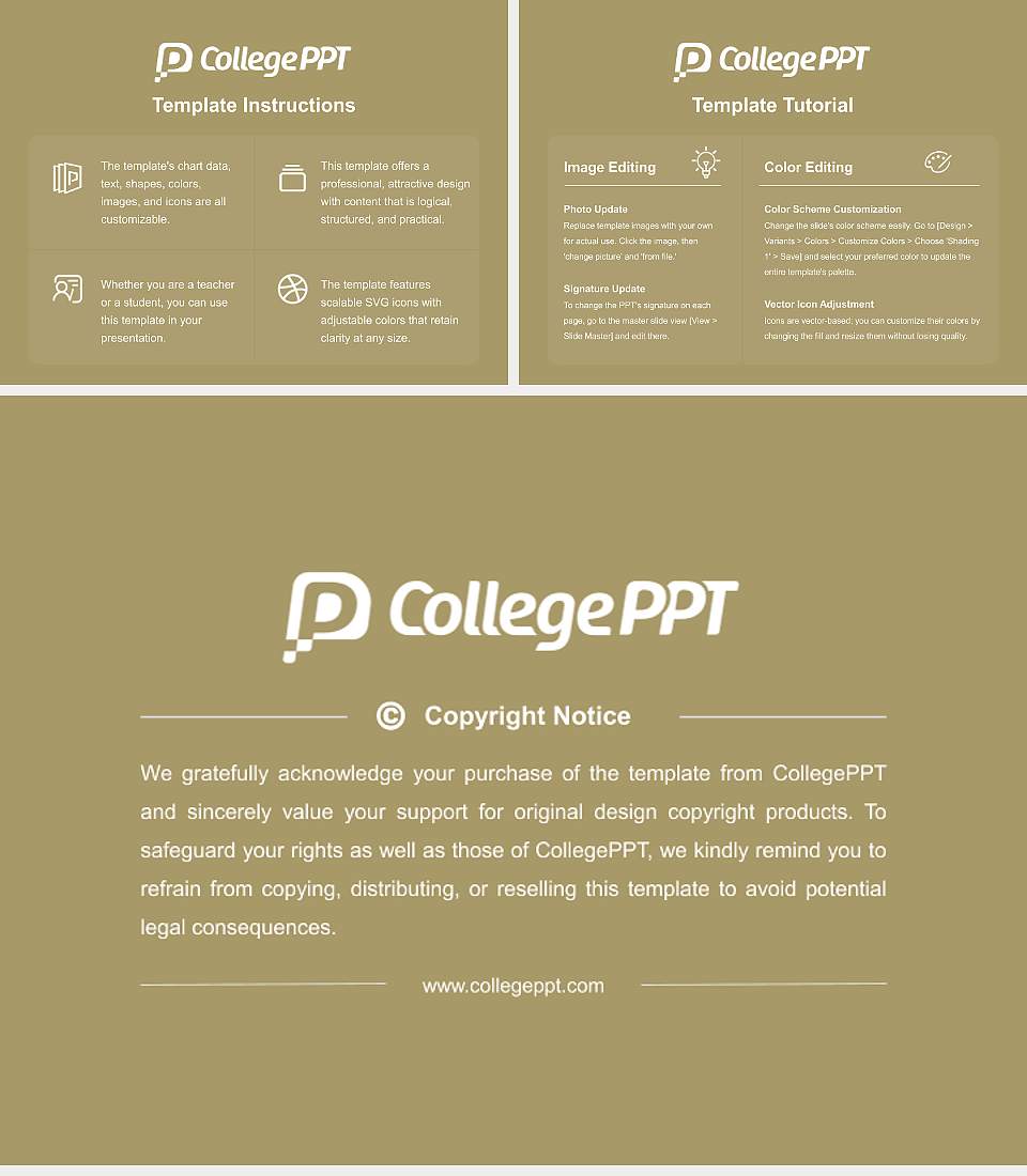 Charleston Southern University Course/Courseware Creation PPT Template4:3 ratio PPT effect preview image5