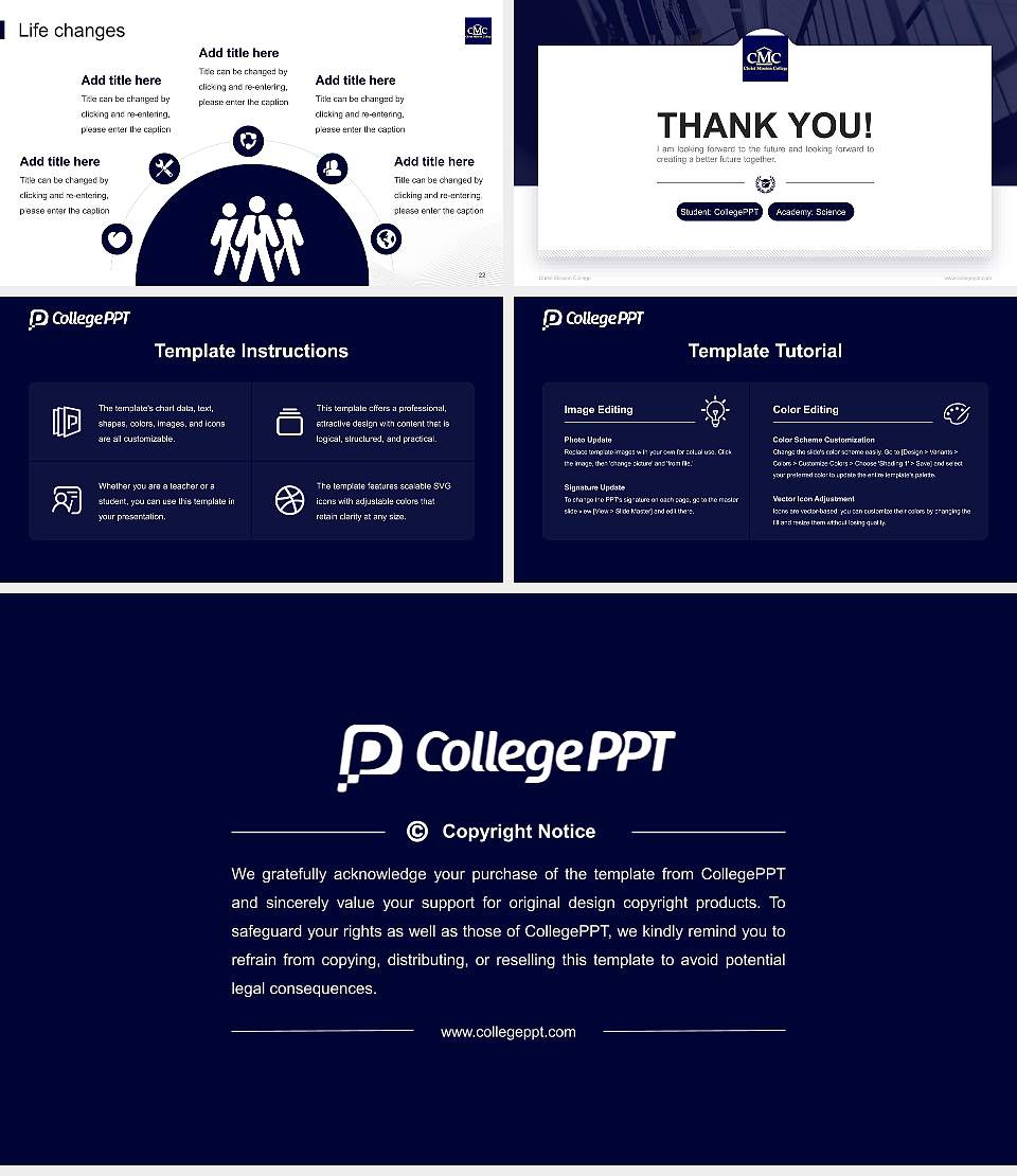 Christ Mission College National Scholarship Defense PPT Template16:9 ratio PPT effect preview image4