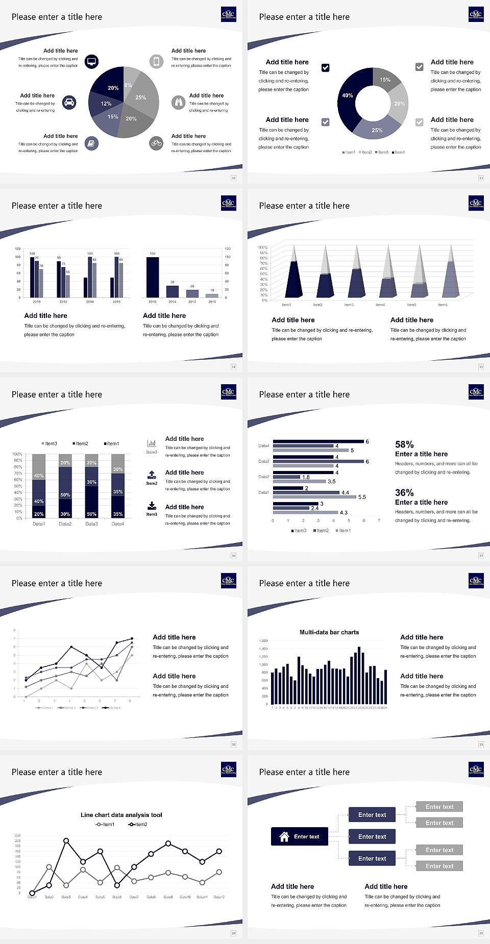 Christ Mission College Course/Courseware Creation PPT Template4:3 ratio PPT effect preview image3