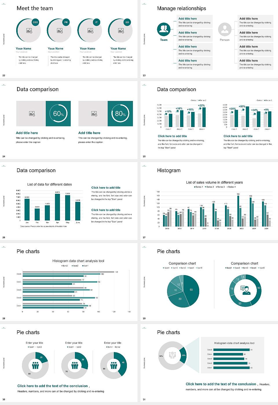 Coastal Carolina University Competition/Entrepreneurship Contest PPT Template16:9 ratio PPT effect preview image4