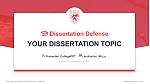 Chestnut Hill College학위 논문 방어PPT 템플릿