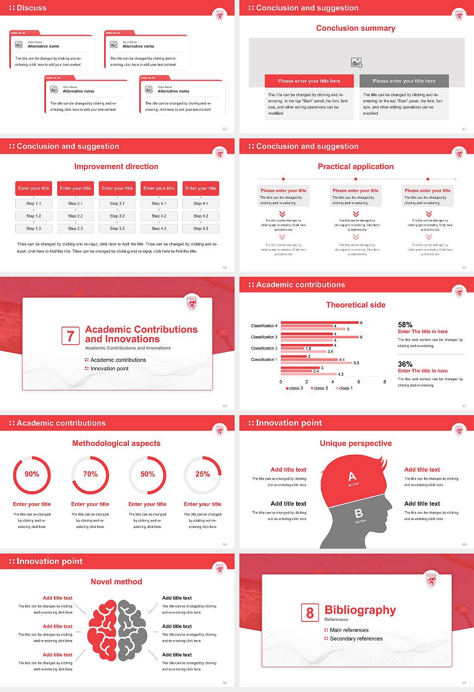 Chestnut Hill College Graduation Thesis Defense PPT Template16:9 ratio PPT effect preview image6