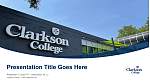 克拉克森学院课程PPT模板