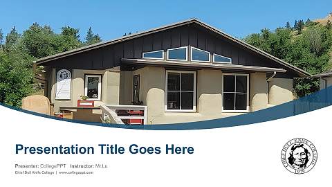 Chief Dull Knife College Course/Courseware Creation PPT Template