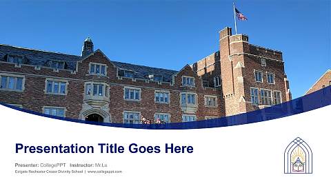 Colgate Rochester Crozer Divinity School Course/Courseware Creation PPT Template