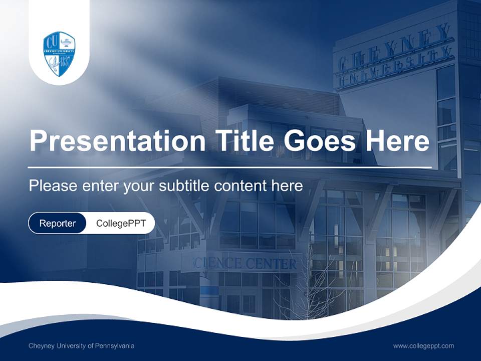 Cheyney University of Pennsylvania Lecture Sharing and Networking Event PPT Template4:3 ratio PPT effect preview image4
