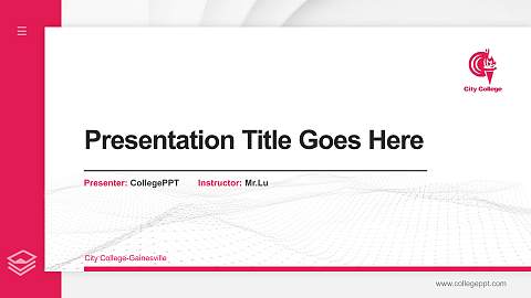 City College-Gainesville Thesis Proposal/Graduation Defense PPT Template