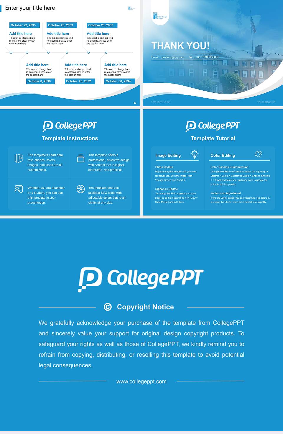 Colby-Sawyer College Lecture Sharing and Networking Event PPT Template4:3 ratio PPT effect preview image4