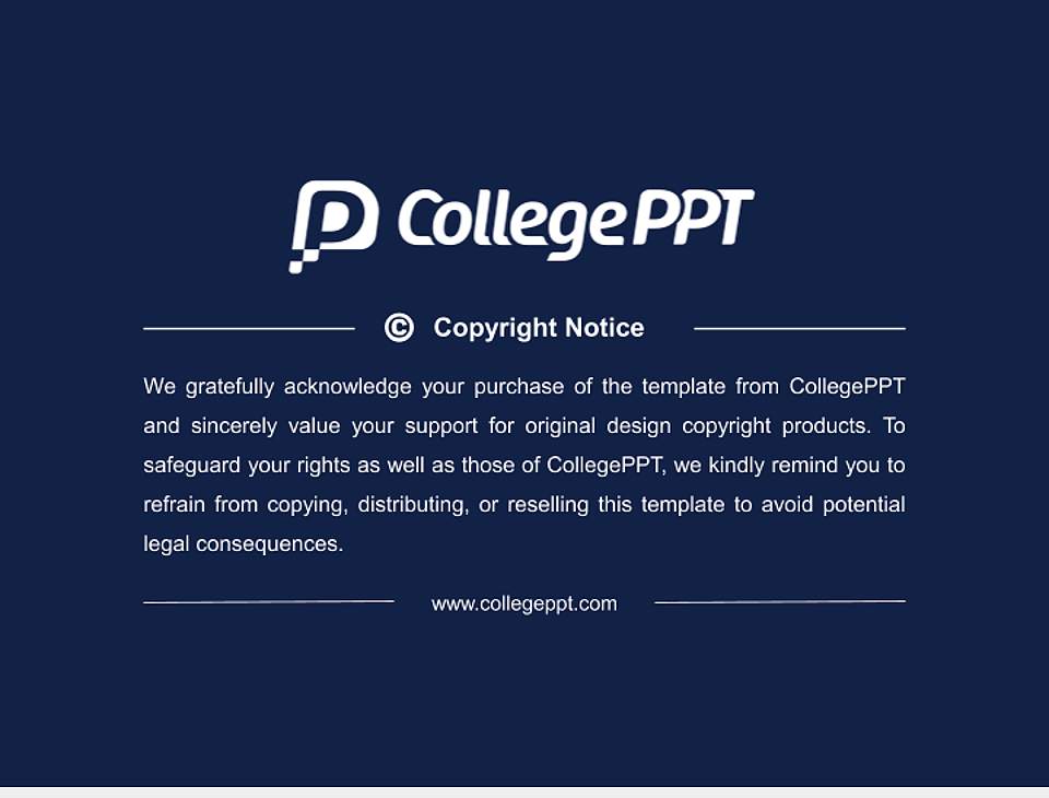 City Vision University General Purpose PPT Template4:3 ratio PPT effect preview image6