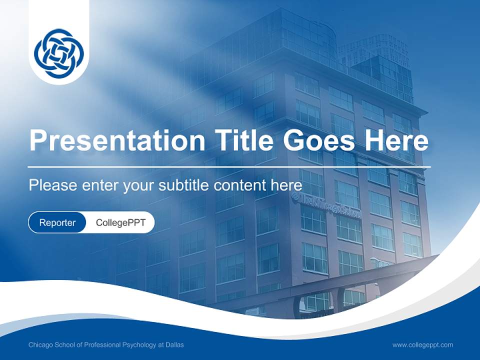 Chicago School of Professional Psychology at Dallas Lecture Sharing and Networking Event PPT Template4:3 ratio PPT effect preview image4