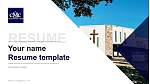 Christ Mission College Resume PPT Template