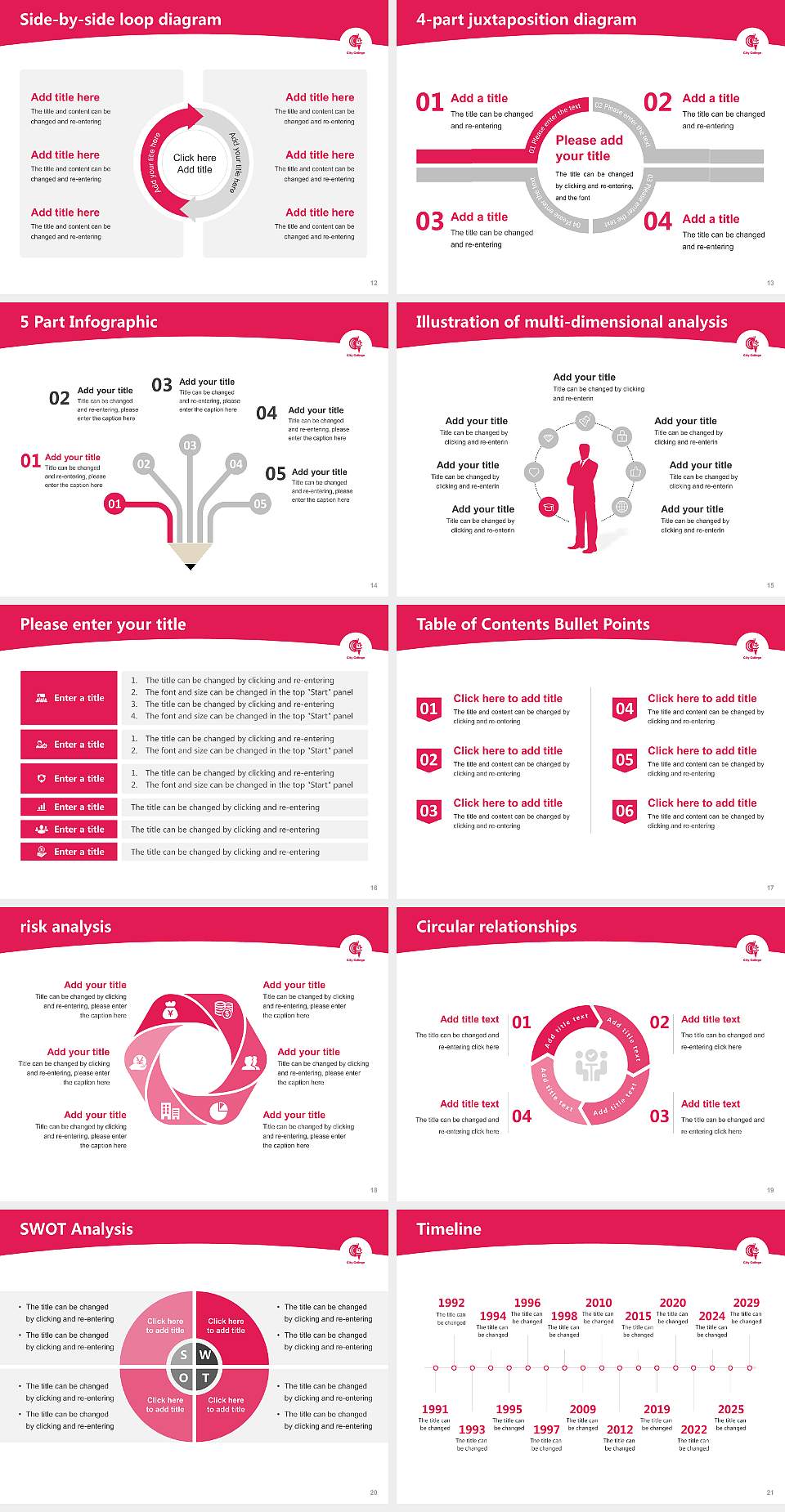 City College-Gainesville Academic Presentation/Research Findings Report PPT Template4:3 ratio PPT effect preview image3