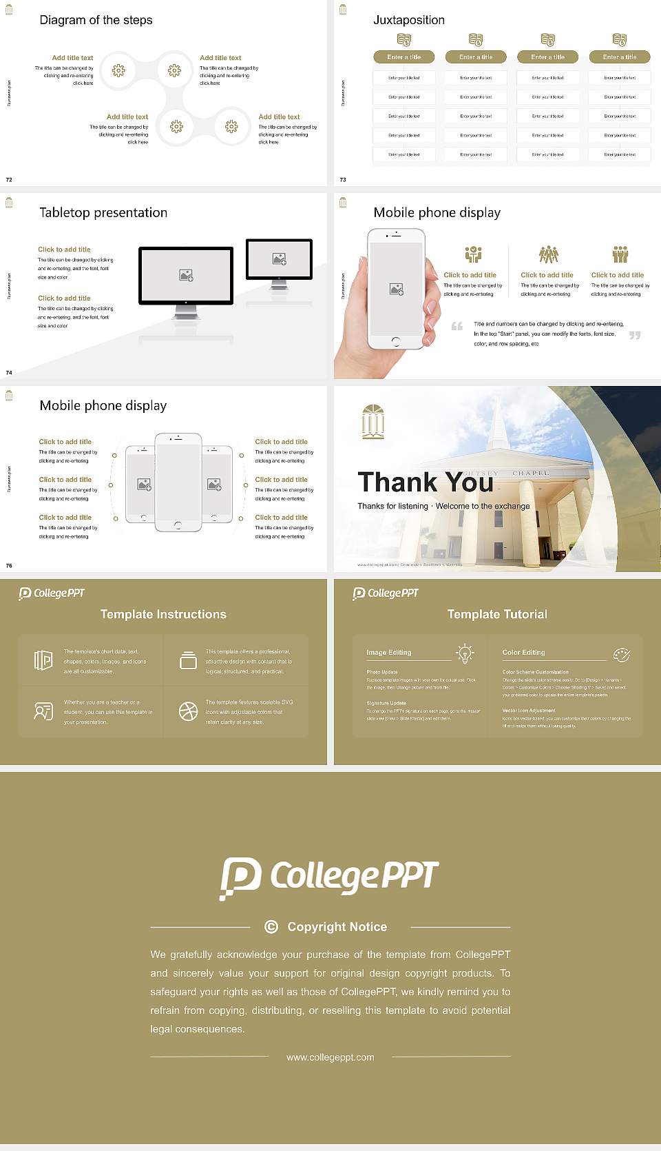 Charleston Southern University Competition/Entrepreneurship Contest PPT Template16:9 ratio PPT effect preview image9