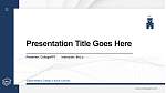 Citadel Military College of South Carolina Thesis Proposal/Graduation Defense PPT Template