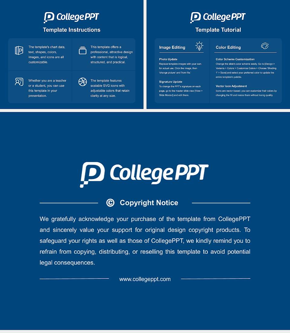 Coker University Academic Presentation/Research Findings Report PPT Template4:3 ratio PPT effect preview image5