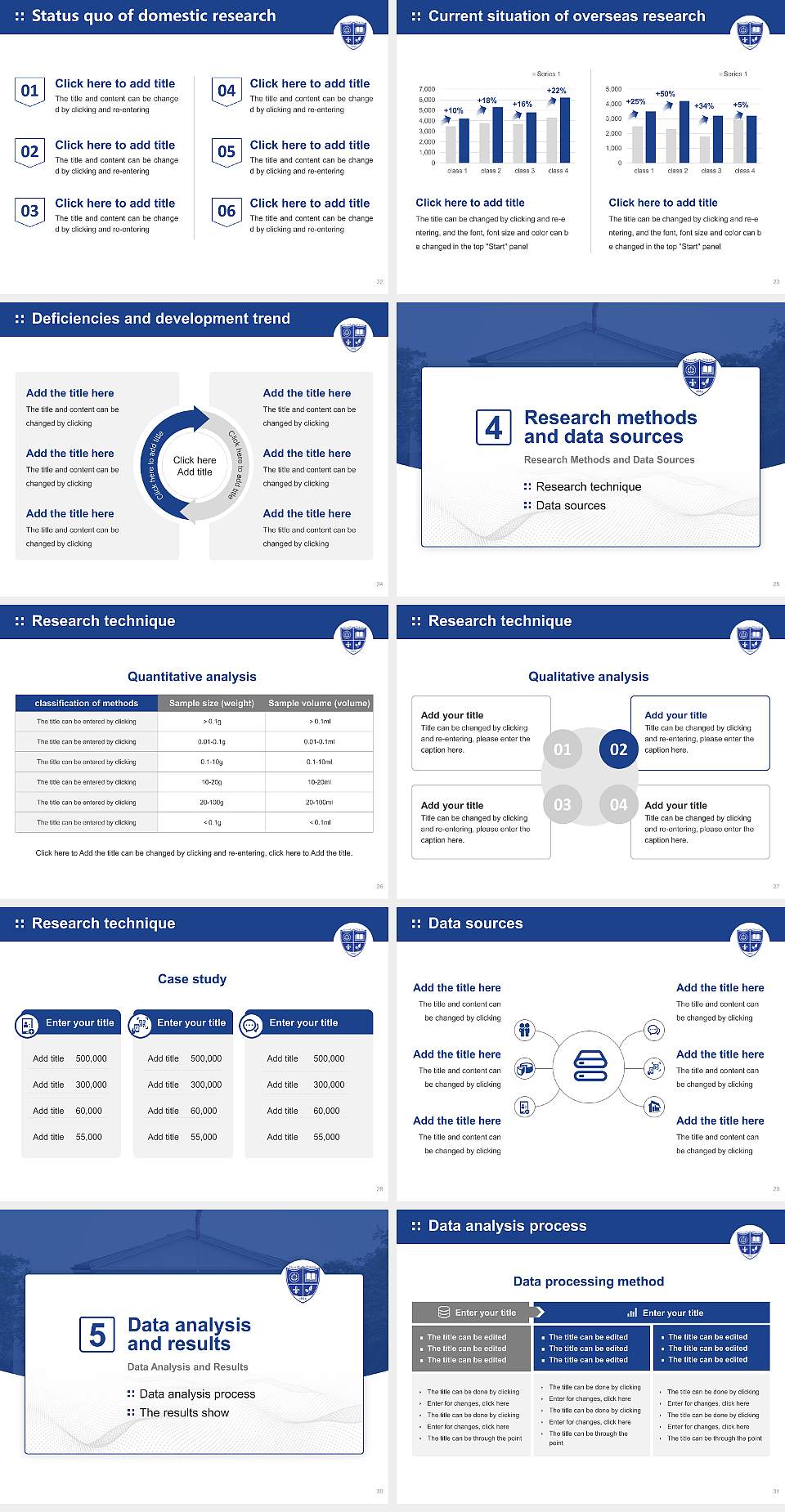 Dillard University Graduation Thesis Defense PPT Template4:3 ratio PPT effect preview image4