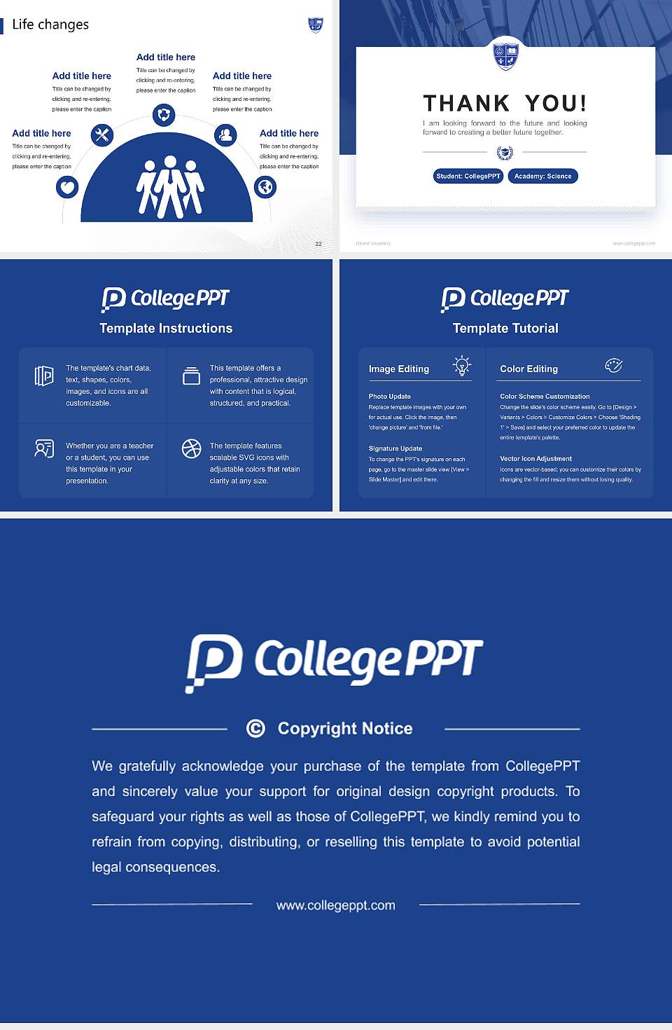 Dillard University National Scholarship Defense PPT Template4:3 ratio PPT effect preview image4