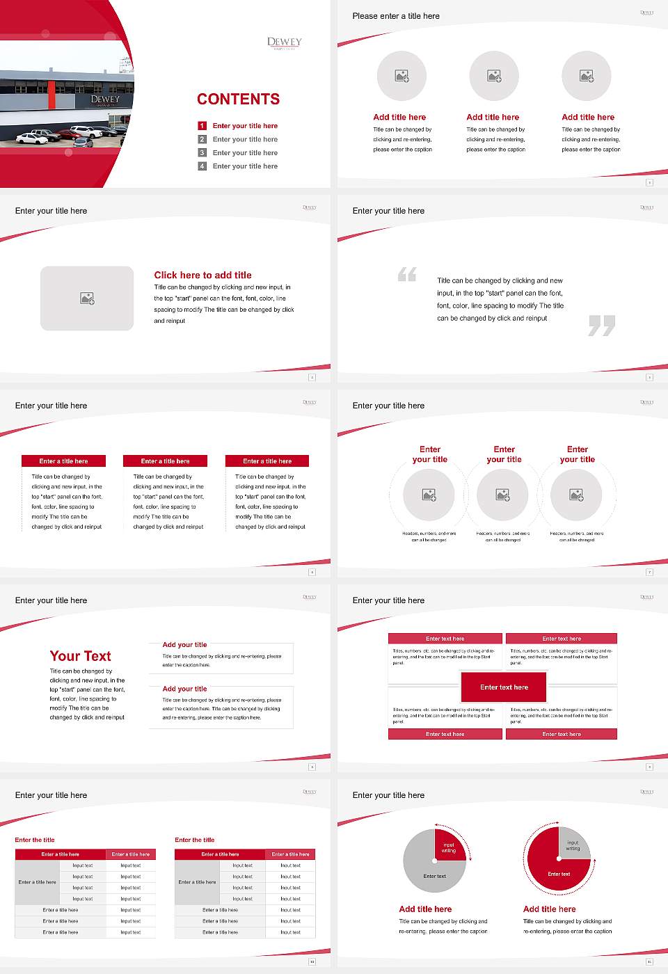 Dewey University-Hato Rey Course/Courseware Creation PPT Template16:9 ratio PPT effect preview image2