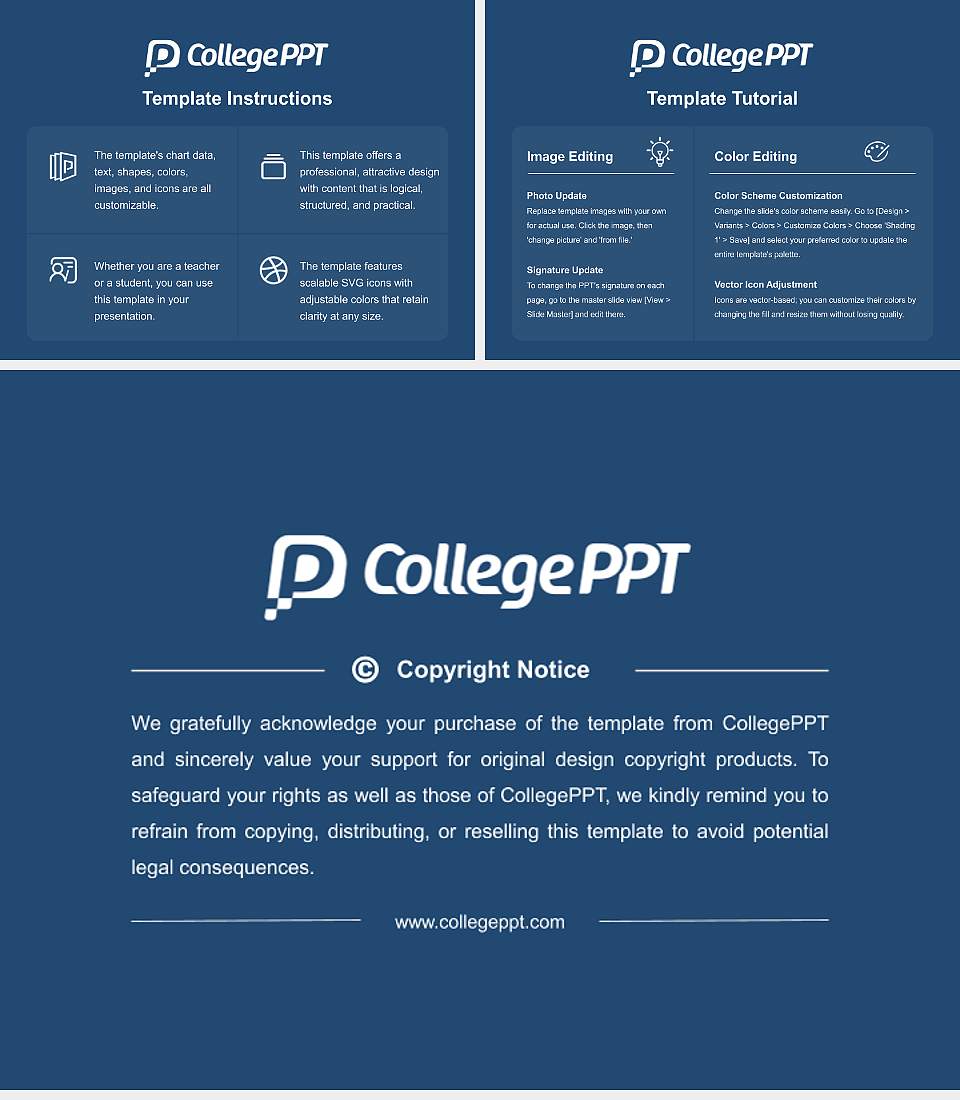 New York City College of Technology Course/Courseware Creation PPT Template4:3 ratio PPT effect preview image5