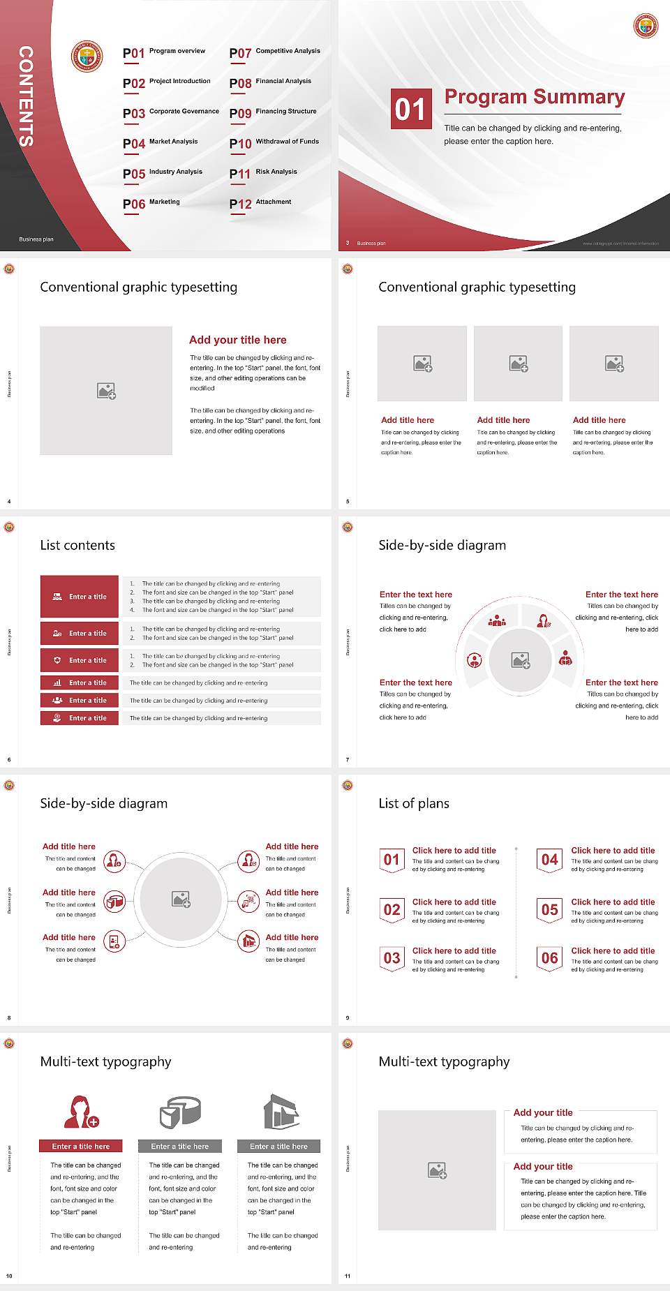 Divine Mercy University Competition/Entrepreneurship Contest PPT Template4:3 ratio PPT effect preview image2