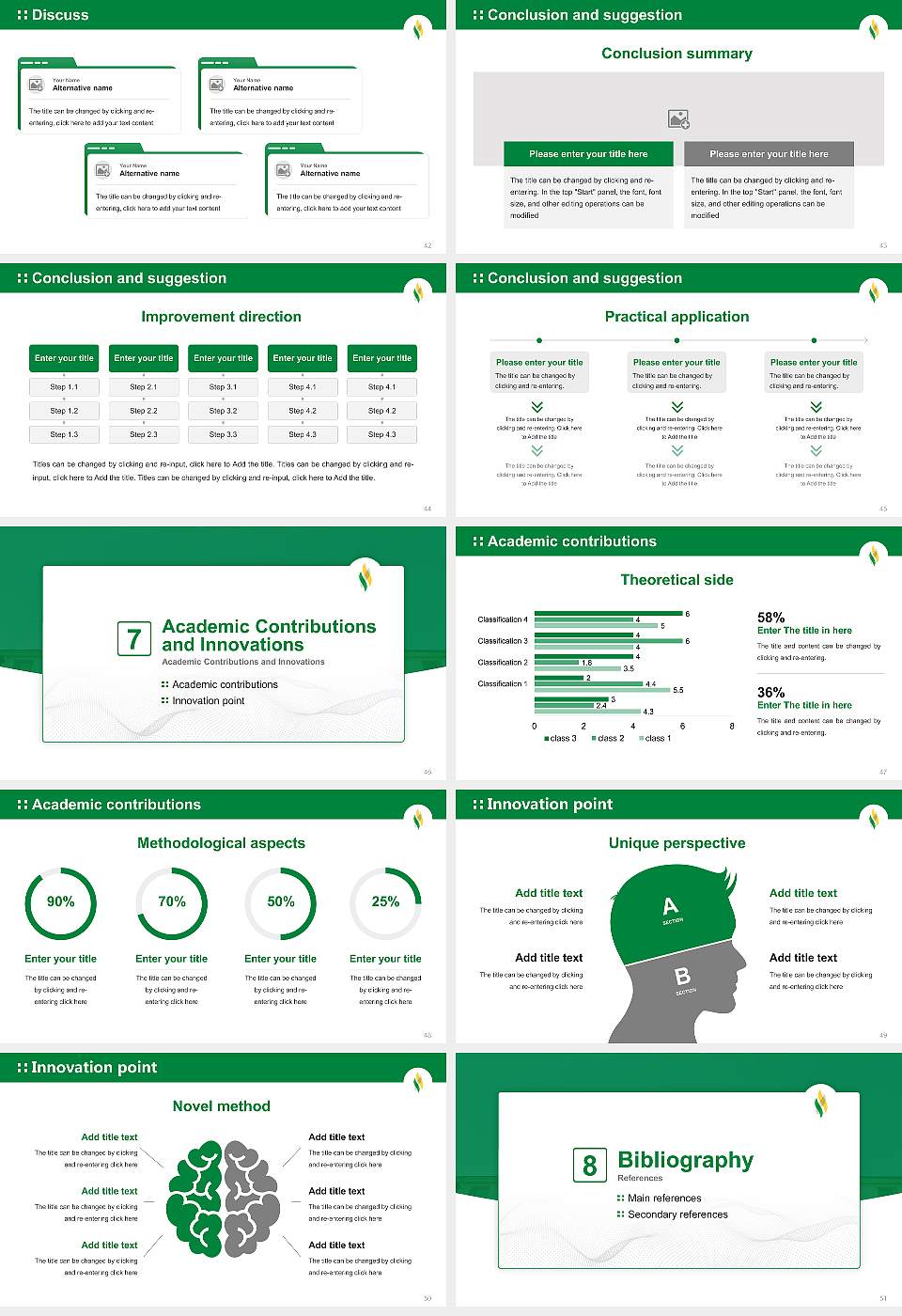 Delaware Valley University Graduation Thesis Defense PPT Template16:9 ratio PPT effect preview image6