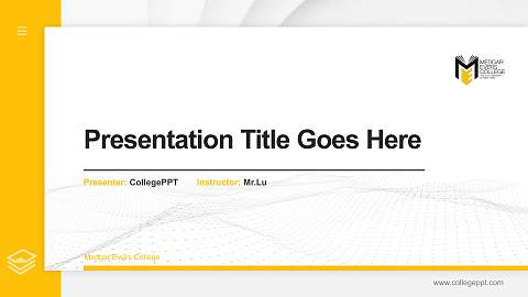 Medgar Evers College Thesis Proposal/Graduation Defense PPT Template