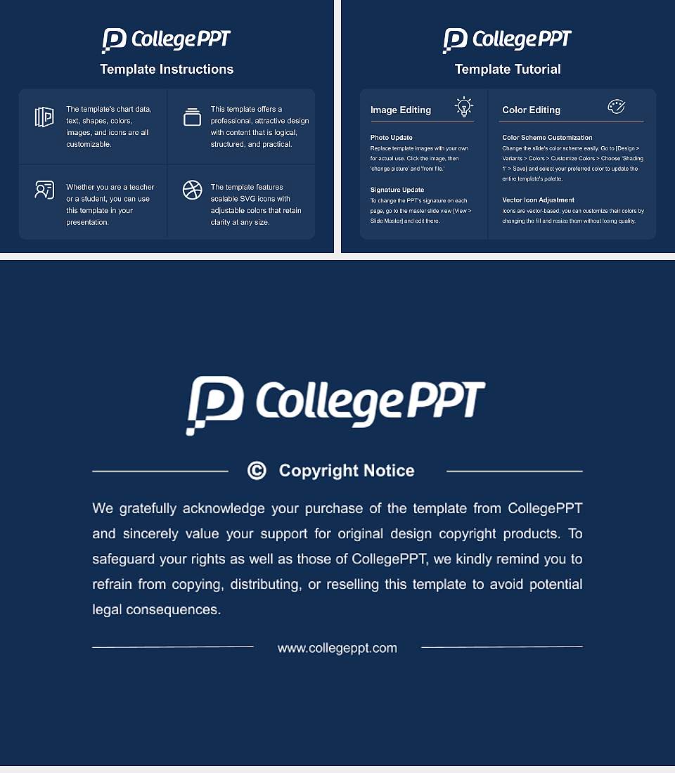 Dickinson State University Course/Courseware Creation PPT Template4:3 ratio PPT effect preview image5