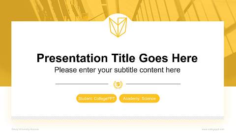 Devry University-Arizona National Scholarship Defense PPT Template
