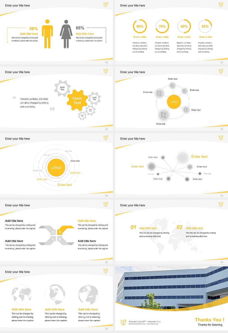 Devry University-New Jersey Course/Courseware Creation PPT Template16:9 ratio PPT effect preview image4
