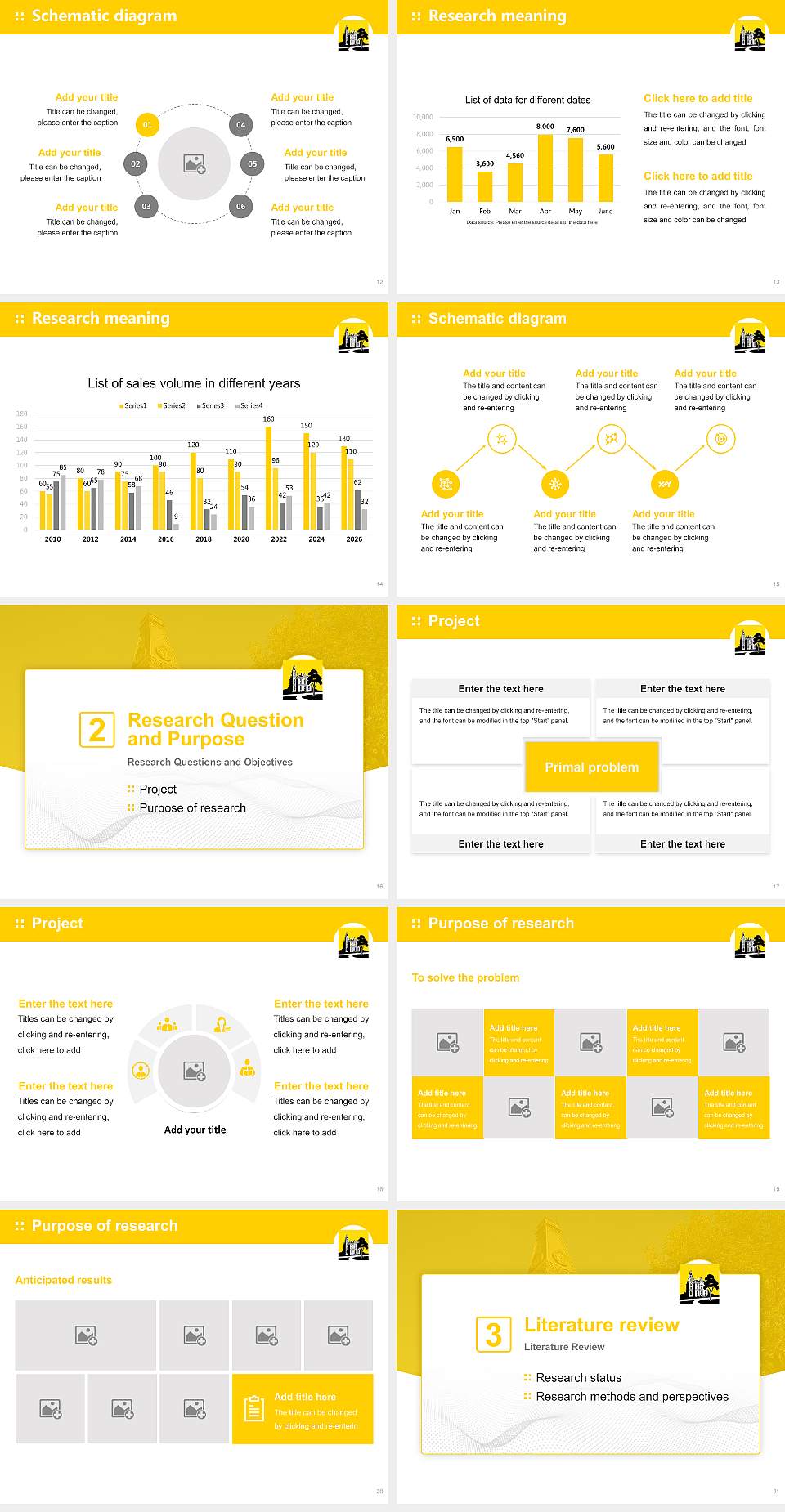 Depauw University Graduation Thesis Defense PPT Template4:3 ratio PPT effect preview image3