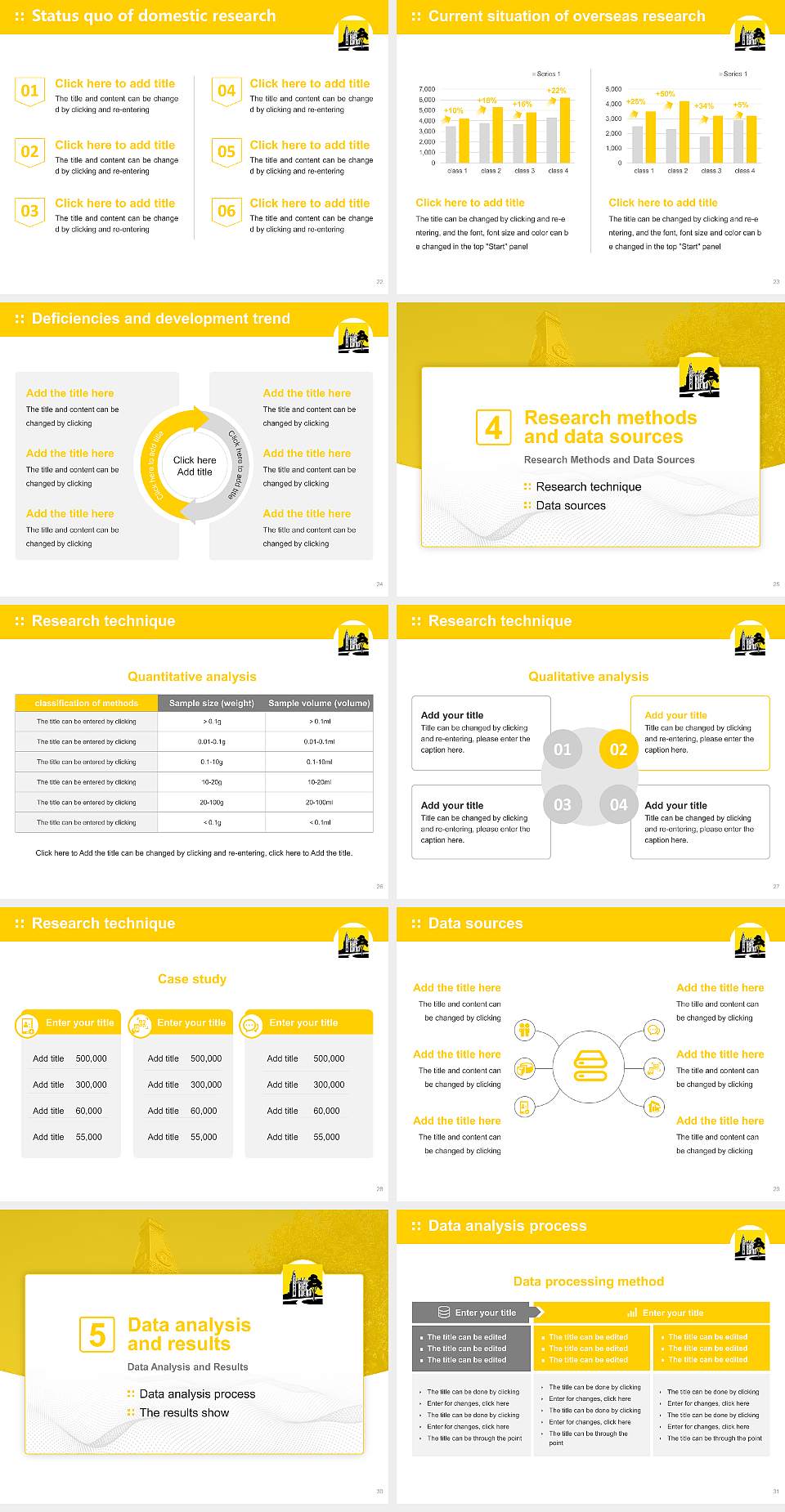 Depauw University Graduation Thesis Defense PPT Template4:3 ratio PPT effect preview image4