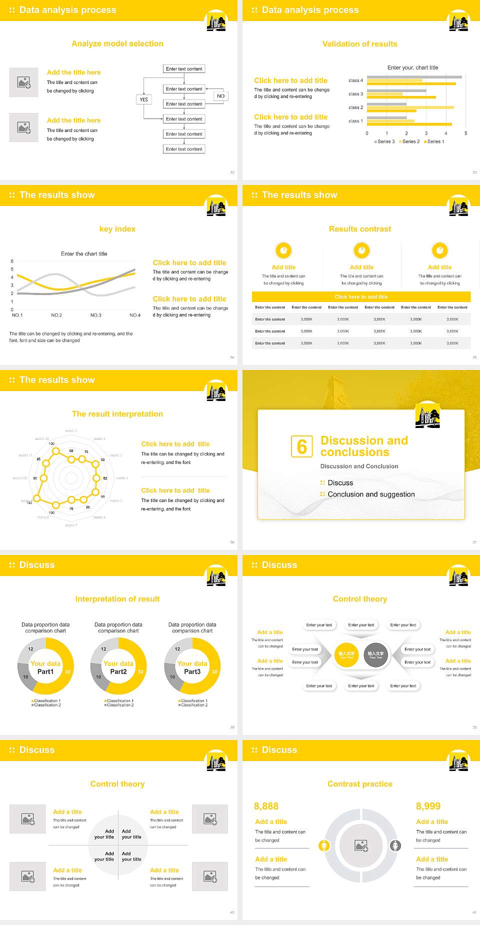 Depauw University Graduation Thesis Defense PPT Template4:3 ratio PPT effect preview image5