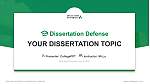 Delta State University학위 논문 방어PPT 템플릿