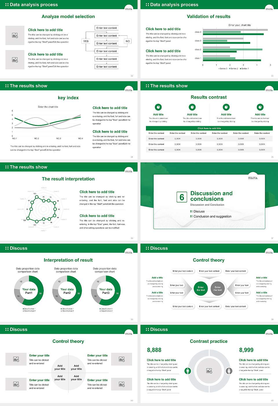 Delta State University Graduation Thesis Defense PPT Template16:9 ratio PPT effect preview image5