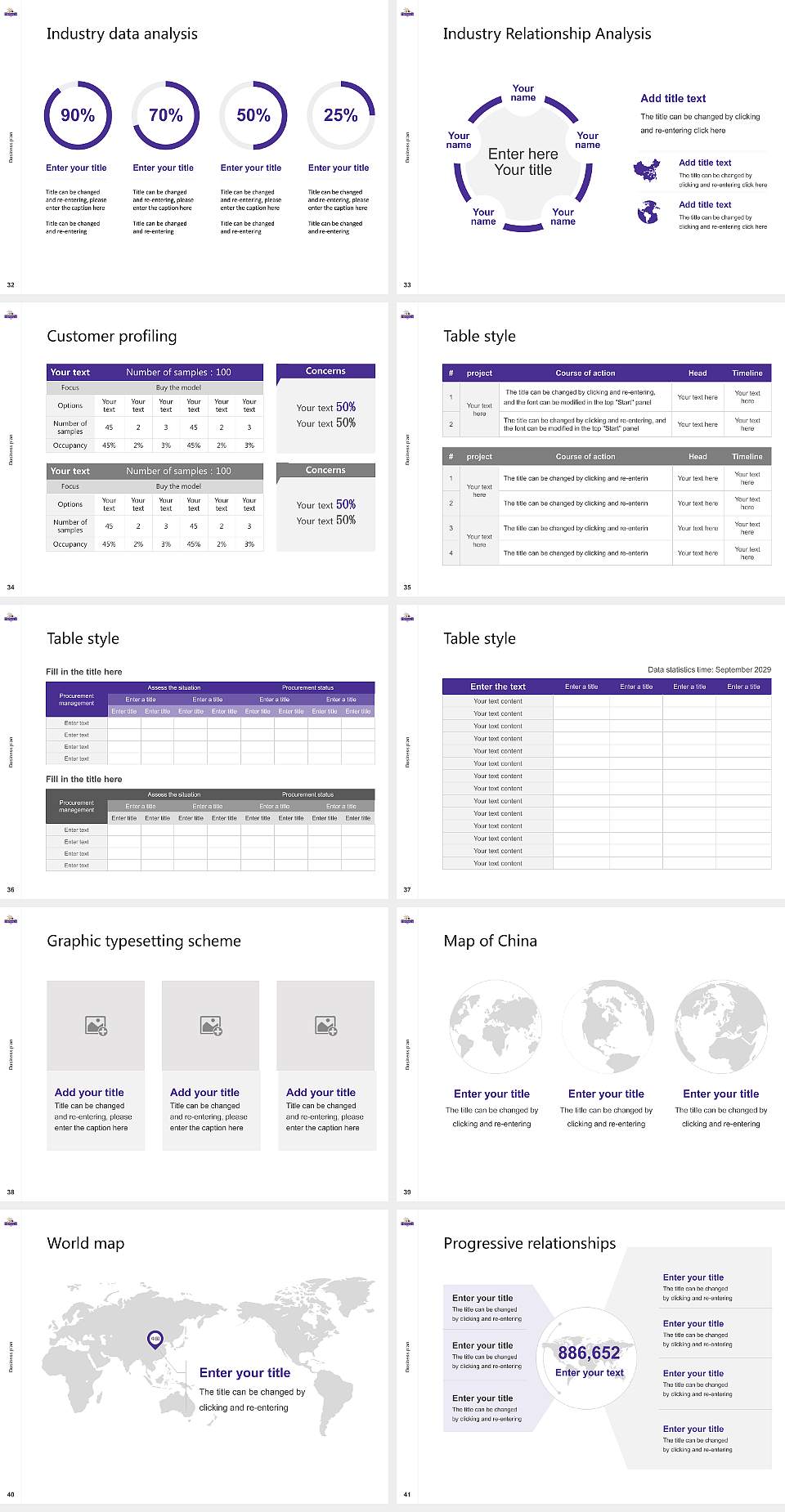 Defiance College Competition/Entrepreneurship Contest PPT Template4:3 ratio PPT effect preview image5