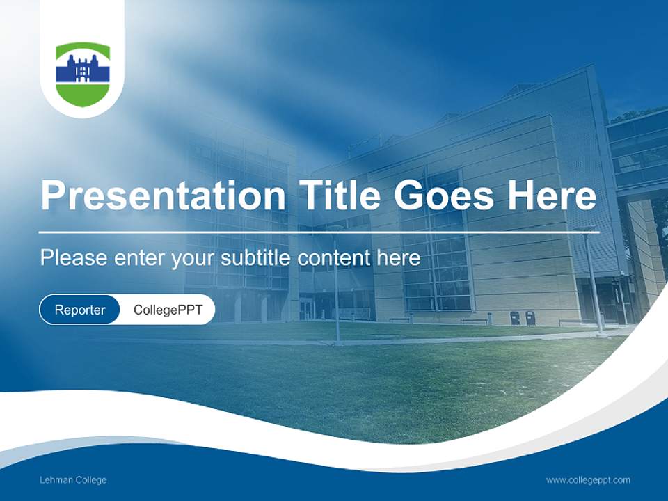 Lehman College Lecture Sharing and Networking Event PPT Template4:3 ratio PPT effect preview image4