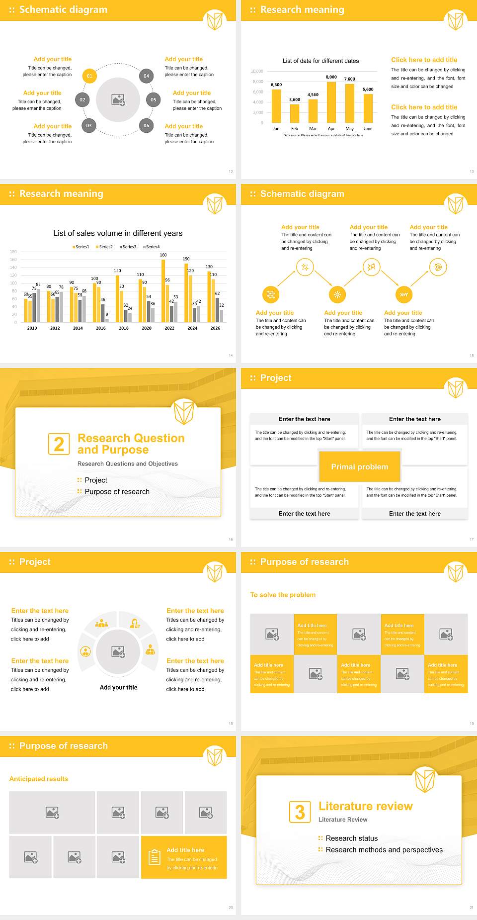 Devry University-New Jersey Graduation Thesis Defense PPT Template4:3 ratio PPT effect preview image3