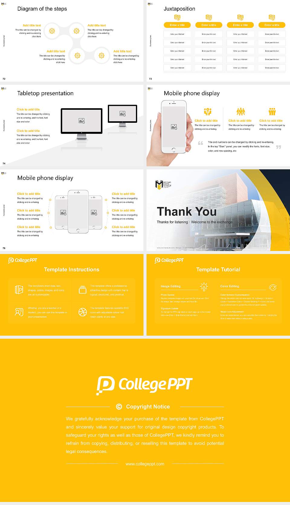 Medgar Evers College Competition/Entrepreneurship Contest PPT Template16:9 ratio PPT effect preview image9