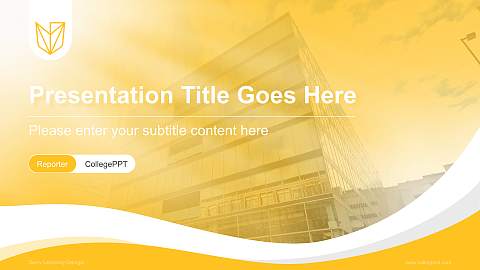 Devry University-Georgia Lecture Sharing and Networking Event PPT Template