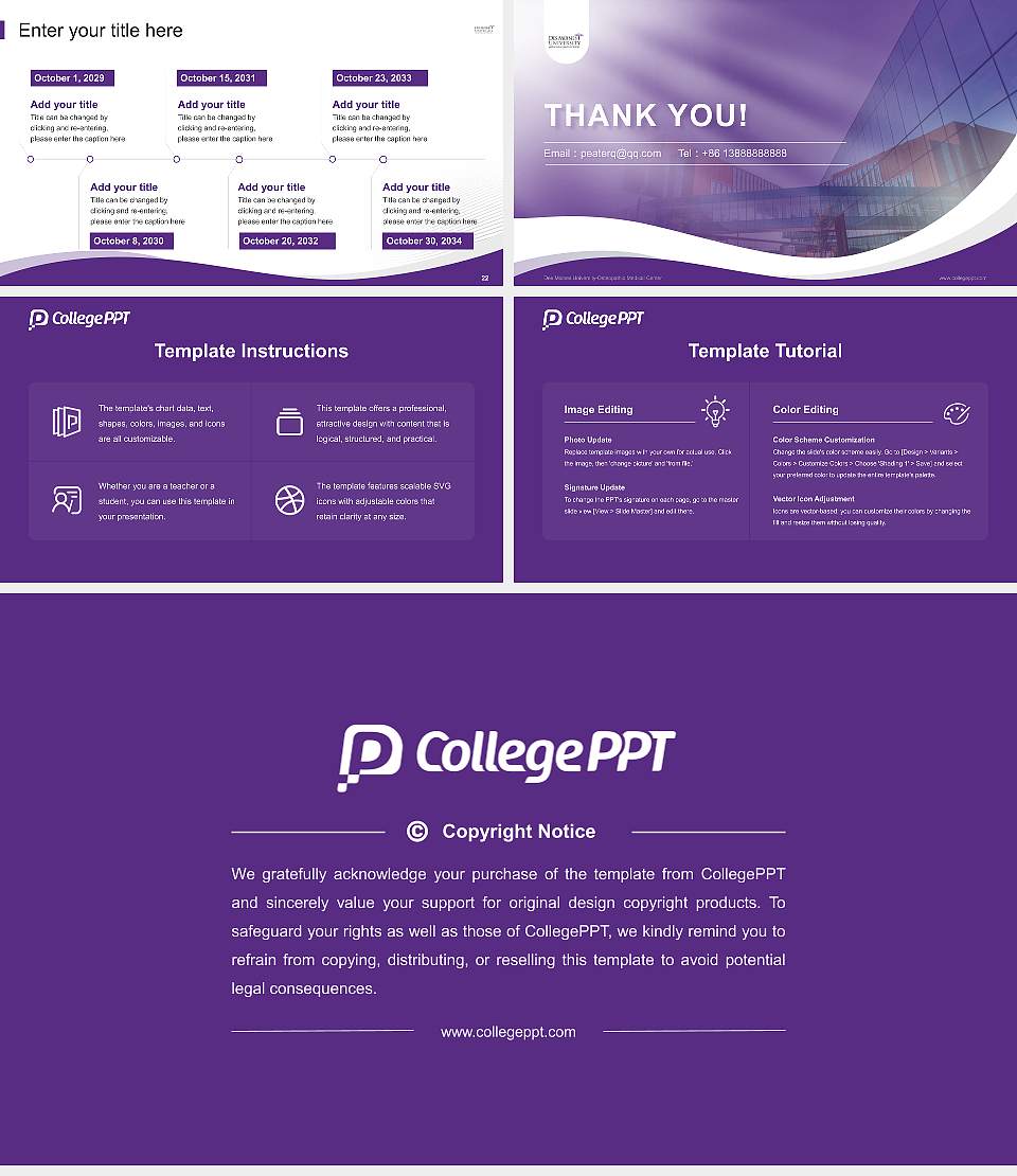 Des Moines University-Osteopathic Medical Center Lecture Sharing and Networking Event PPT Template16:9 ratio PPT effect preview image4