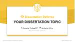 Devry University-Arizona Graduation Thesis Defense PPT Template