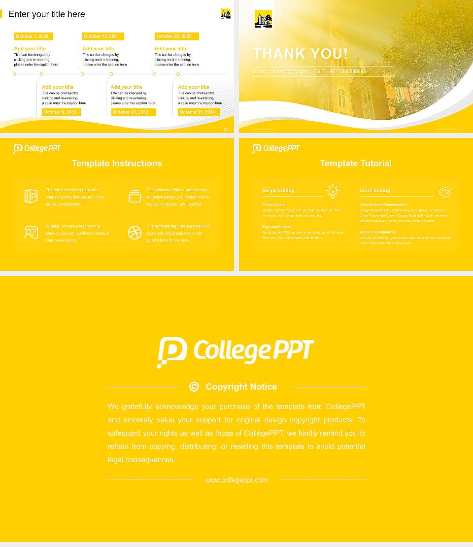 Depauw University Lecture Sharing and Networking Event PPT Template16:9 ratio PPT effect preview image4