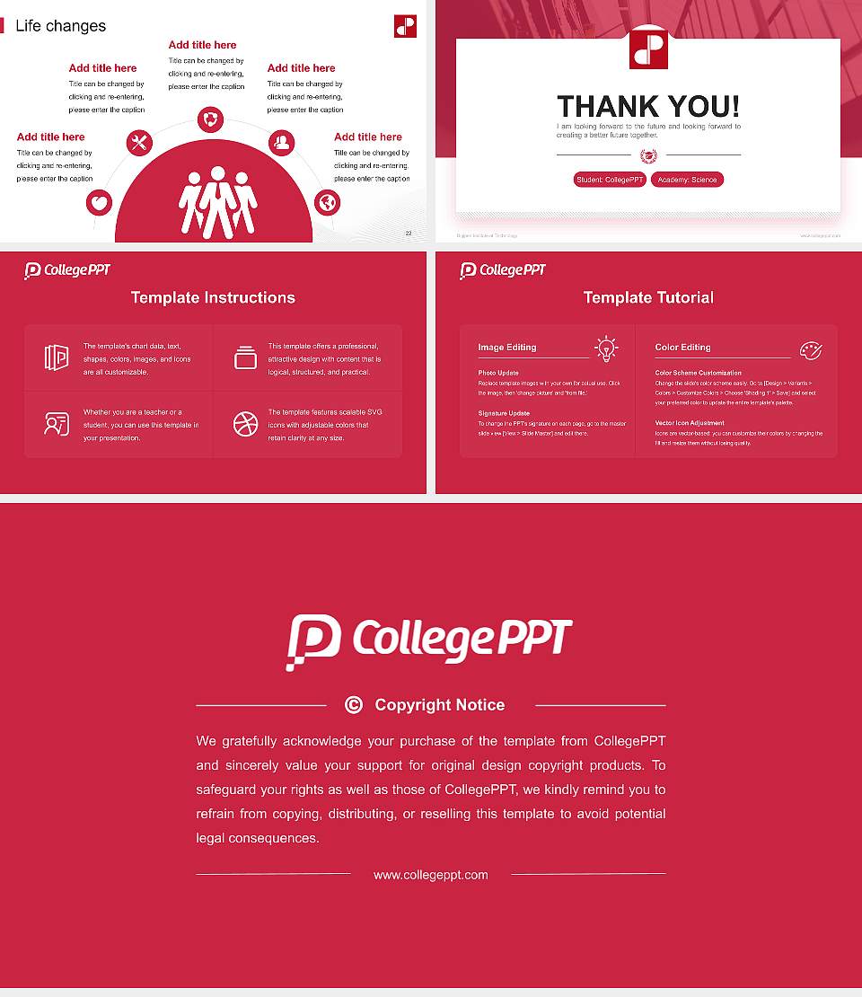 Digipen Institute of Technology National Scholarship Defense PPT Template16:9 ratio PPT effect preview image4
