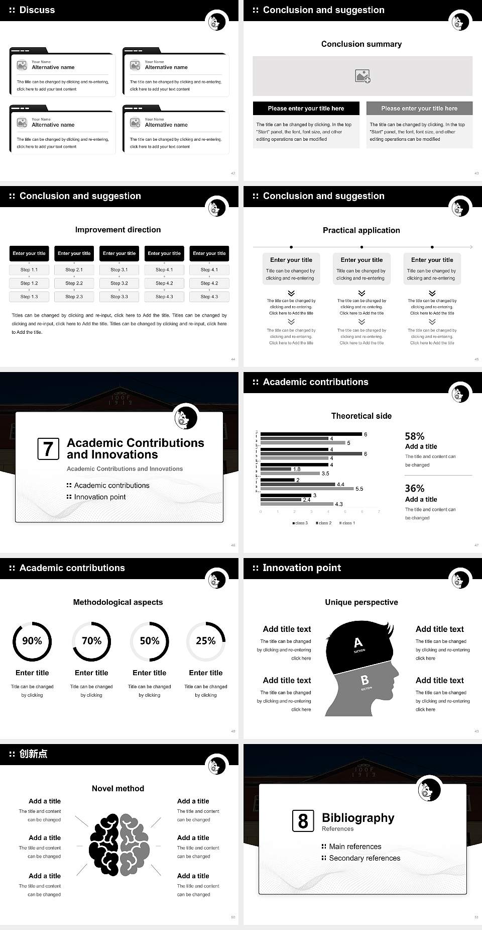 Dell’Arte International School of Physical Theatre Graduation Thesis Defense PPT Template4:3 ratio PPT effect preview image6