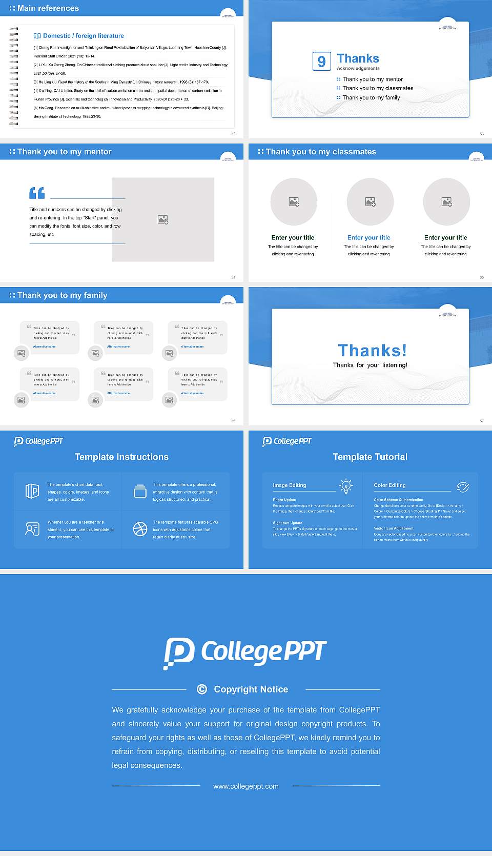 Denver Seminary Graduation Thesis Defense PPT Template16:9 ratio PPT effect preview image7