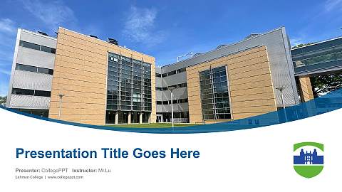 Lehman College Course/Courseware Creation PPT Template