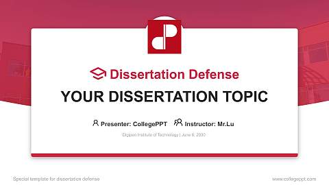 Digipen Institute of Technology Graduation Thesis Defense PPT Template