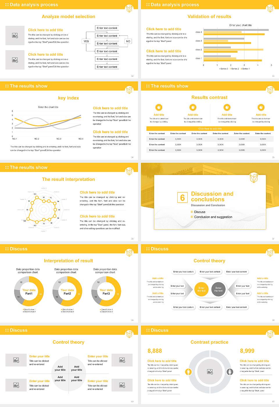Devry University-Florida Graduation Thesis Defense PPT Template16:9 ratio PPT effect preview image5