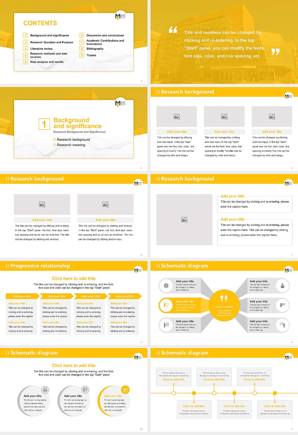 Medgar Evers College Graduation Thesis Defense PPT Template16:9 ratio PPT effect preview image2